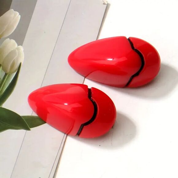 Neon Genesis Evangelion Asuka Cosplay Version Red Hair Clips Set - Picture 1 of 3